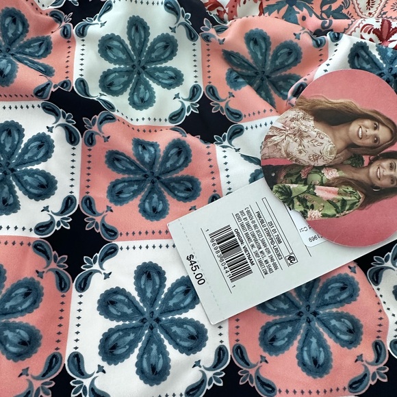 Agua Bendita x Target one-piece coral mixed tile print bathing suit XL - Picture 4 of 4